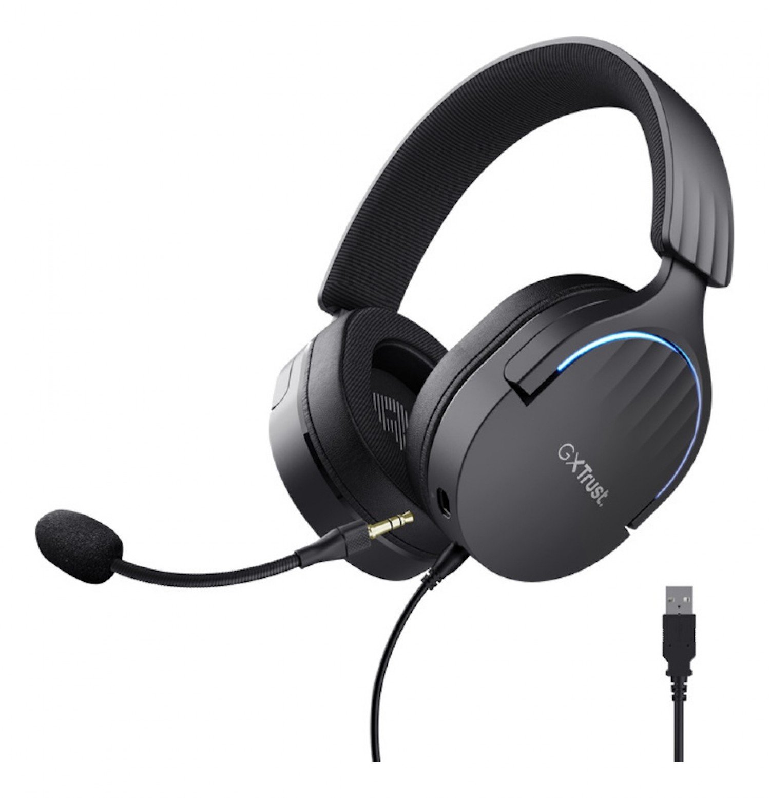 AURICULAR GAMER TRUST FAYZO 7.1 BLACK GXT490 Compatible con PC, Mac, PS4 y PS5. - Imagen 5