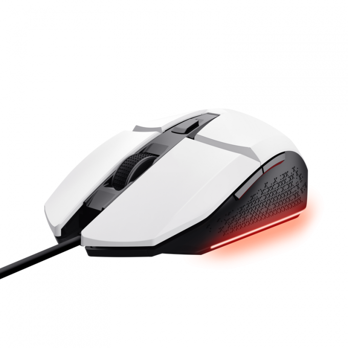 MOUSE GAMER TRUST FELOX WHITE GXT109W - Imagen 2
