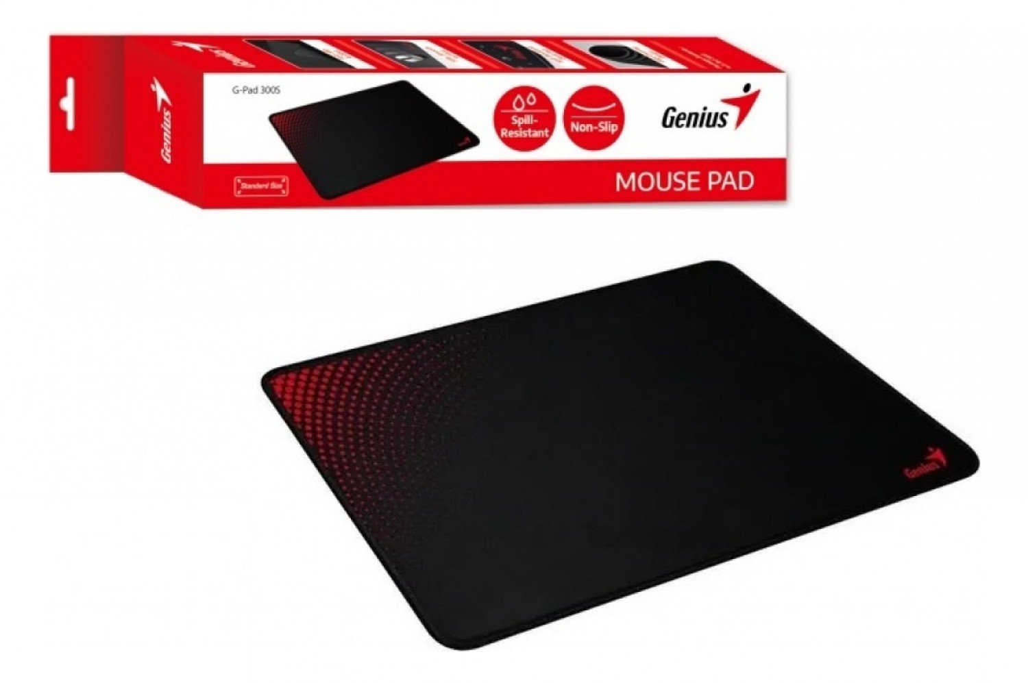 MOUSE PAD GENIUS G-PAD RS2 230S BLACK - Imagen 2