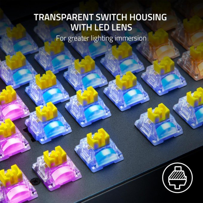 RAZER SWITCH PACK x36 YELLOW LINEAR - Imagen 3