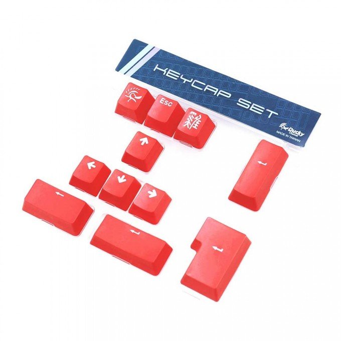 SET 11 TECLAS DUCKY RED PBT DOUBLE-SHOT KEYCAP SET 11 TECLAS DUCKY RED PBT DOUBLE-SHOT KEYCAP