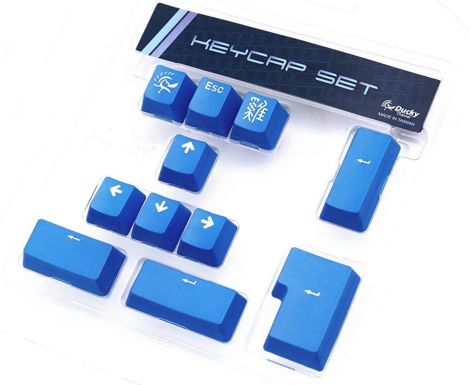 SET 11 TECLAS DUCKY BLUE PBT DOUBLE SHOT KEYCAP SET 11 TECLAS DUCKY BLUE PBT DOUBLE SHOT KEYCAP