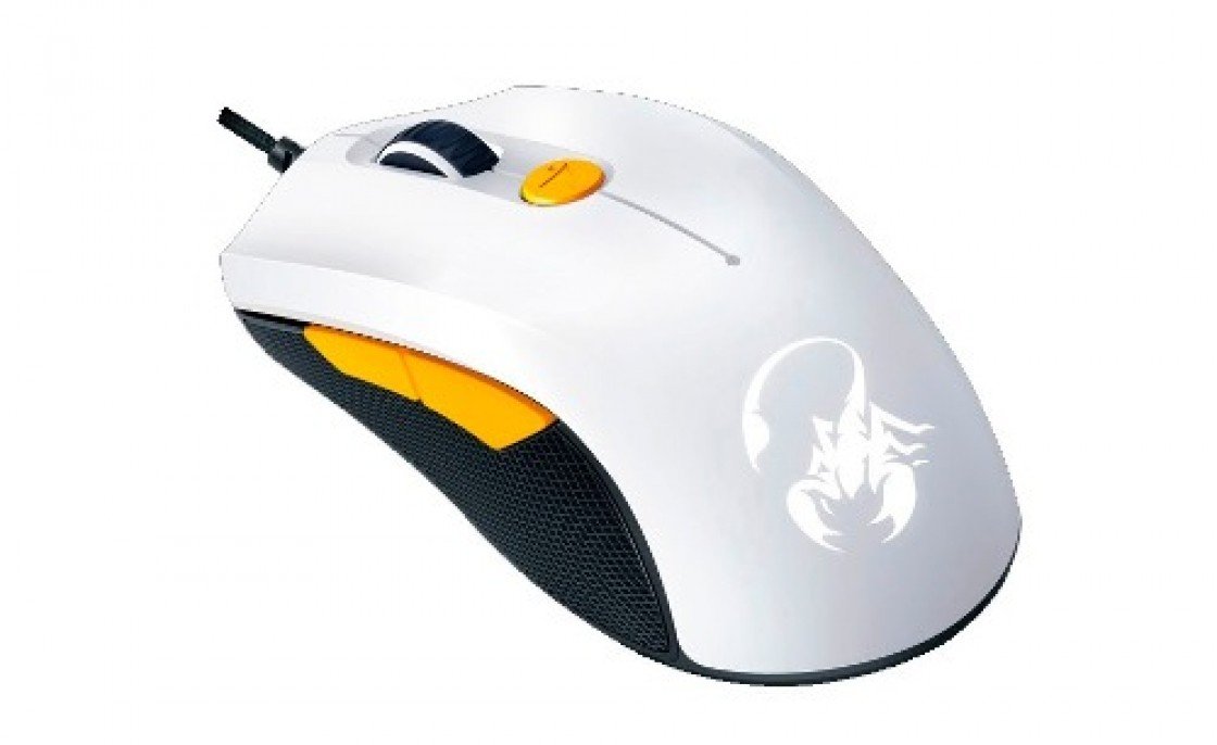 MOUSE GAMER GX GAMING SCORPION M6-600 WHITE RGB