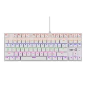 Teclado Gamer Raptor Fireclaw M87 Mecanico Retroiluminado Switch Red Outemu White Teclado Gamer Raptor Fireclaw M87 Mecanico Retroiluminado Switch Red Outemu White